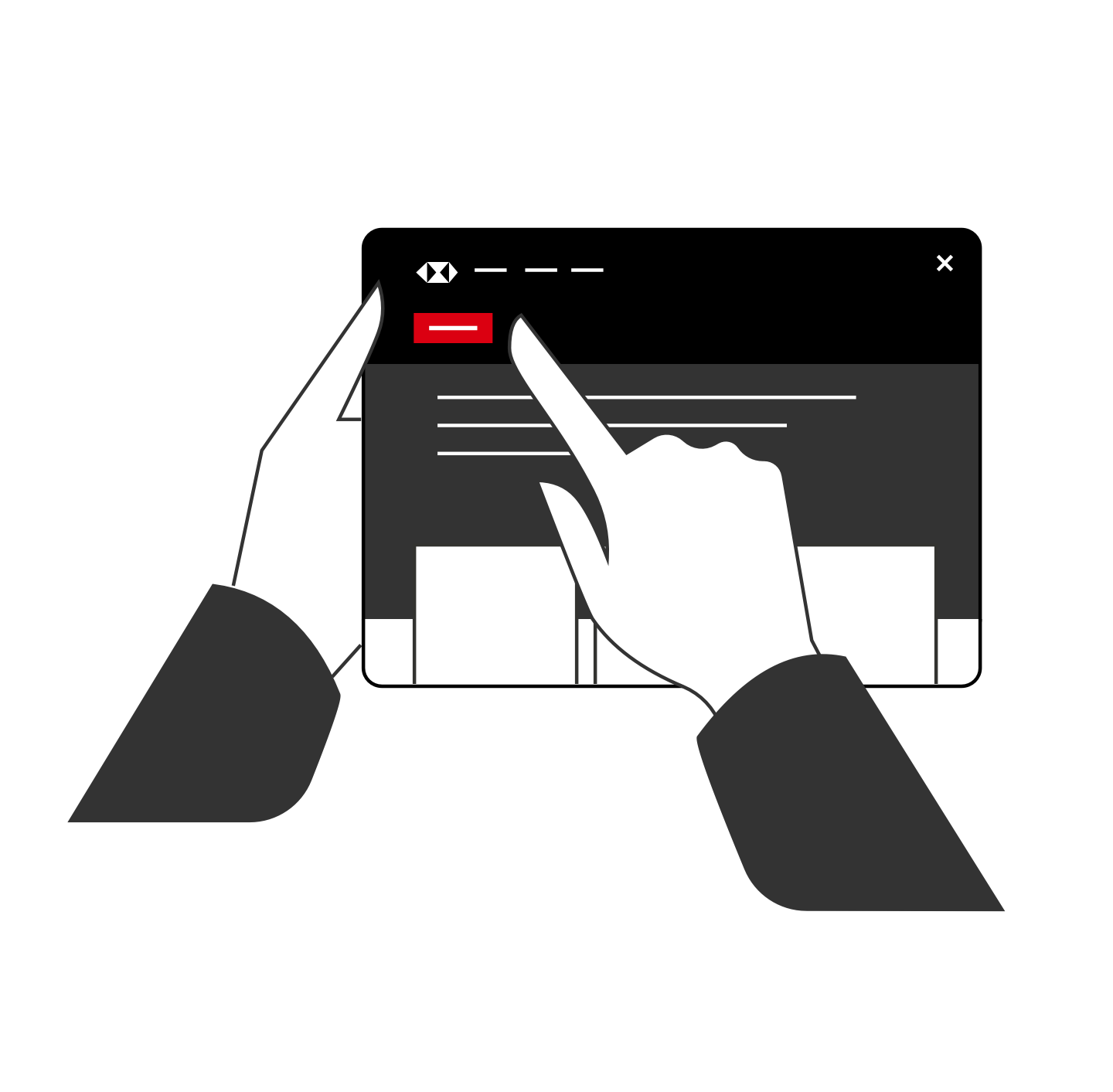 Browsing HSBC Insights page business banking website  Browsing HSBC Insights page business banking website